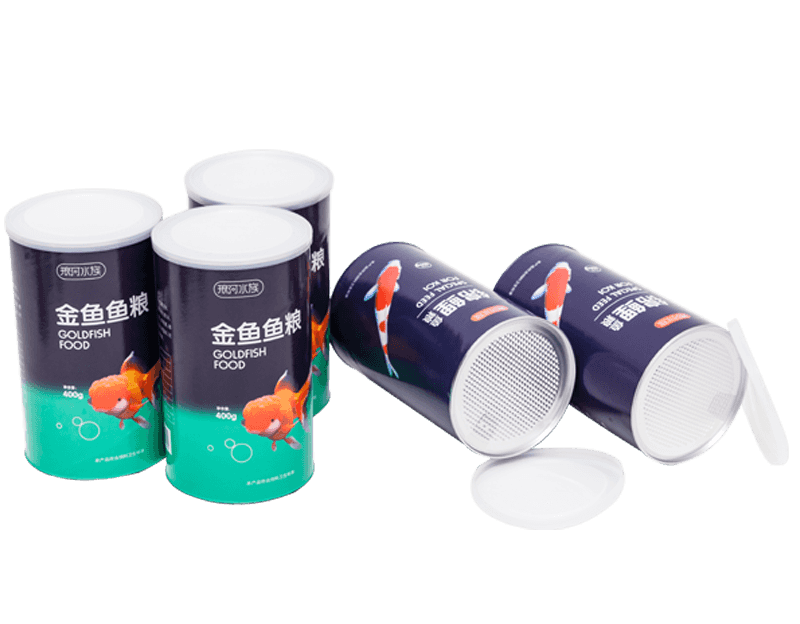 Composite Can Fish Food Container FDA-Boxen Verpackung