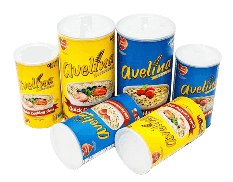 Benutzerdefinierte Papierdose Müsli luftdichter Behälter 1000 g